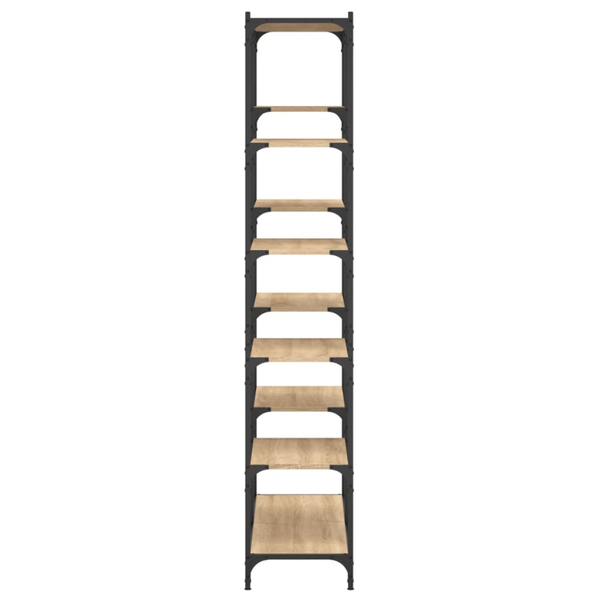 vidaXL Βιβλιοθήκη Sonoma Δρυς 100x32x170 εκ. Επεξεργ. Ξύλο / Σίδηρος