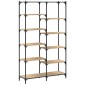 vidaXL Βιβλιοθήκη Sonoma Δρυς 100x32x170 εκ. Επεξεργ. Ξύλο / Σίδηρος