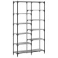 vidaXL Βιβλιοθήκη Γκρι Sonoma 100x32x170 εκ. Επεξεργ. Ξύλο / Σίδηρος