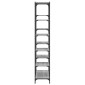 vidaXL Βιβλιοθήκη Γκρι Sonoma 100x32x170 εκ. Επεξεργ. Ξύλο / Σίδηρος