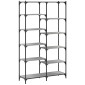 vidaXL Βιβλιοθήκη Γκρι Sonoma 100x32x170 εκ. Επεξεργ. Ξύλο / Σίδηρος