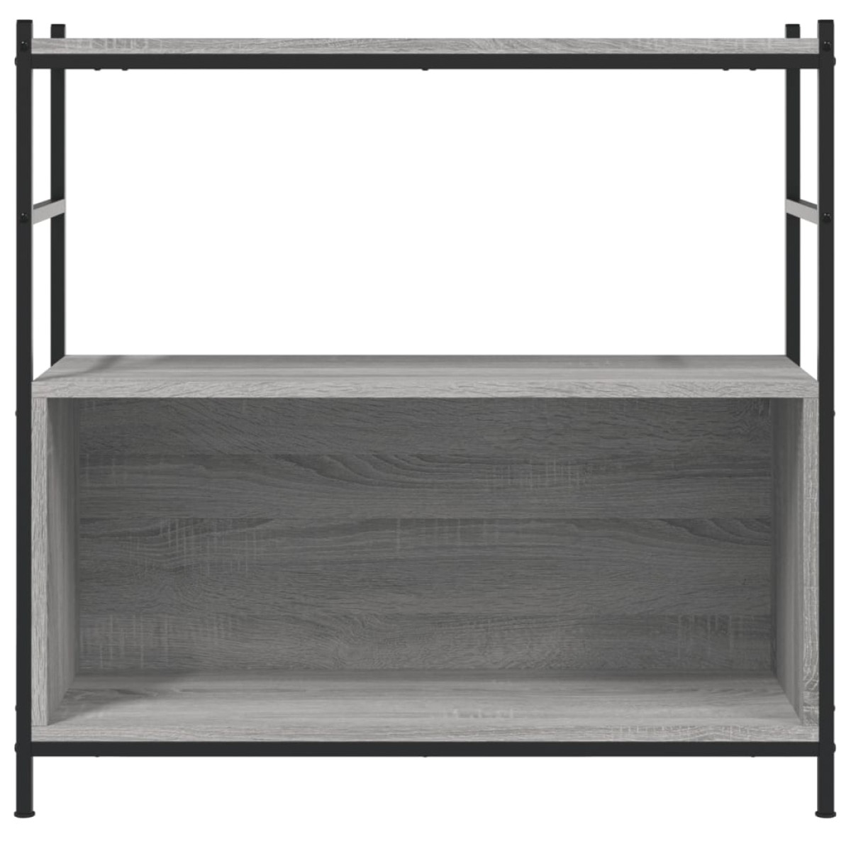 vidaXL Βιβλιοθήκη Γκρι Sonoma 80x30x78,5 εκ. από Επεξεργασμένο Ξύλο
