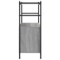 vidaXL Βιβλιοθήκη Γκρι Sonoma 80x30x78,5 εκ. από Επεξεργασμένο Ξύλο