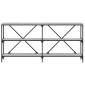 vidaXL Τραπέζι Κονσόλα Γκρι Sonoma 160x30x75 εκ. Επεξ. Ξύλο/Σίδηρος