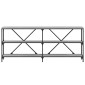 vidaXL Τραπέζι Κονσόλα Γκρι Sonoma 180x30x75 εκ. Επεξ. Ξύλο/Σίδηρος