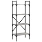 vidaXL Βιβλιοθήκη 4 Επιπέδων Γκρι Sonoma 56x31,5x138,5 εκ. Επεξ. Ξύλο