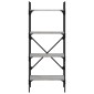 vidaXL Βιβλιοθήκη 4 Επιπέδων Γκρι Sonoma 56x31,5x138,5 εκ. Επεξ. Ξύλο