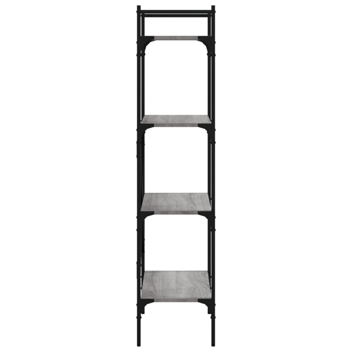 vidaXL Βιβλιοθήκη 4 Επιπέδων Γκρι Sonoma 56x31,5x138,5 εκ. Επεξ. Ξύλο