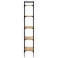 vidaXL Βιβλιοθήκη 5 Επιπέδων Sonoma Δρυς 56x31,5x174 εκ. Επεξ. Ξύλο