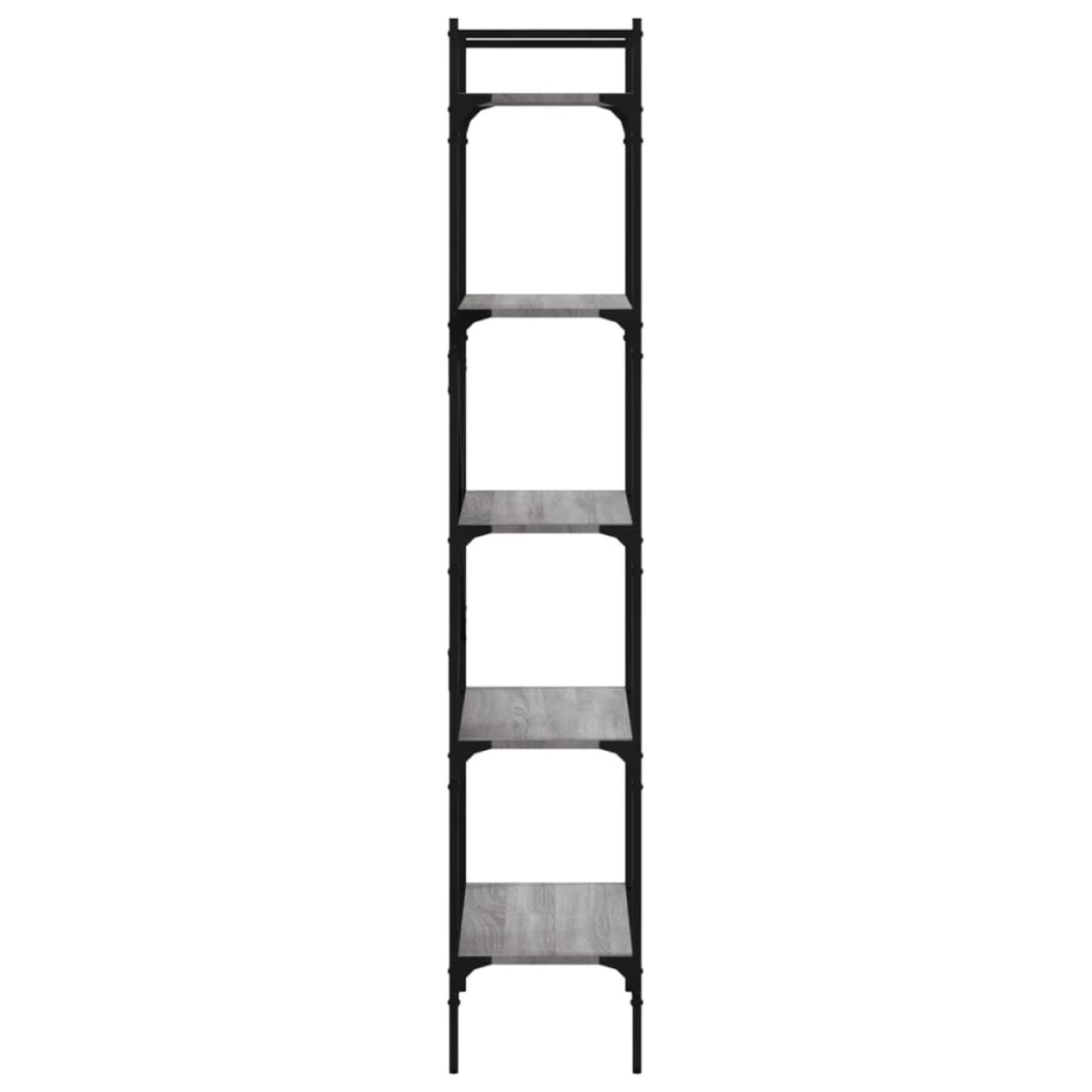vidaXL Βιβλιοθήκη 5 Επιπέδων Γκρι Sonoma 56x31,5x174 εκ. Επεξ. Ξύλο
