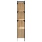 vidaXL Βιβλιοθήκη με Πόρτες Sonoma Δρυς 76,5x30x154,5 εκ. Επεξ. Ξύλο
