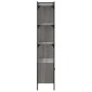vidaXL Βιβλιοθήκη με Πόρτες Γκρι Sonoma 76,5x30x154,5 εκ. Επεξ. Ξύλο