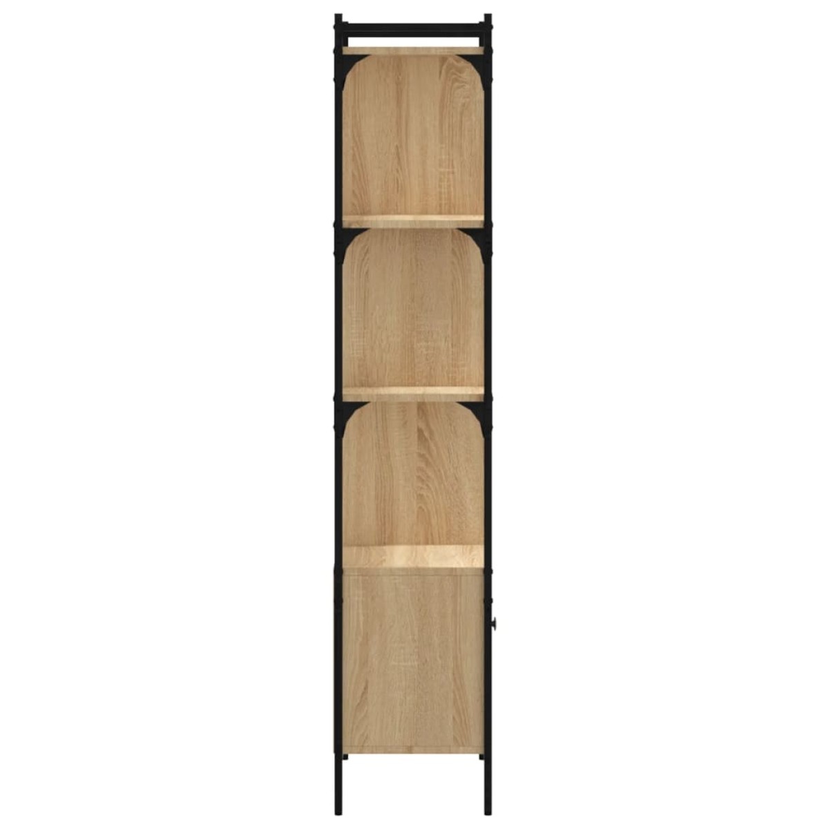 vidaXL Βιβλιοθήκη με Πόρτα Sonoma Δρυς 44,5x30x154,5 εκ. Επεξ. Ξύλο