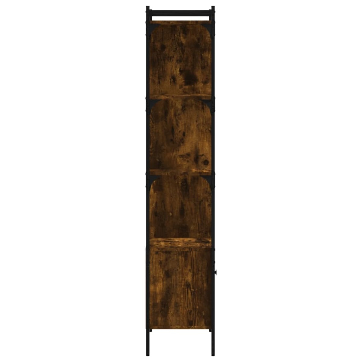 vidaXL Βιβλιοθήκη με Πόρτα Καπνιστή Δρυς 44,5x30x154,5 εκ. Επεξ. Ξύλο