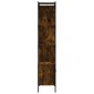 vidaXL Βιβλιοθήκη με Πόρτα Καπνιστή Δρυς 44,5x30x154,5 εκ. Επεξ. Ξύλο