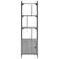 vidaXL Βιβλιοθήκη με Πόρτα Γκρι Sonoma 44,5x30x154,5 εκ. Επεξ. Ξύλο