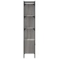 vidaXL Βιβλιοθήκη με Πόρτα Γκρι Sonoma 44,5x30x154,5 εκ. Επεξ. Ξύλο