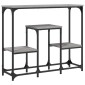 vidaXL Τραπέζι Κονσόλα Γκρι Sonoma 89,5x28x76 εκ. Επεξεργασμένο Ξύλο
