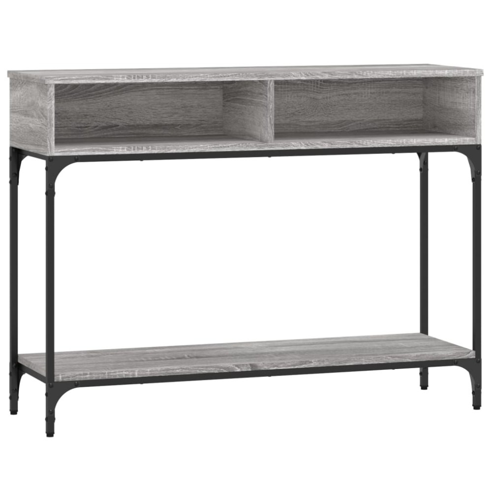 vidaXL Τραπέζι Κονσόλα Γκρι Sonoma 100x30,5x75 εκ. Επεξεργασμένο Ξύλο