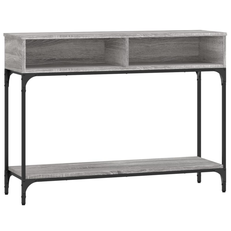 vidaXL Τραπέζι Κονσόλα Γκρι Sonoma 100x30,5x75 εκ. Επεξεργασμένο Ξύλο