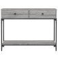 vidaXL Τραπέζι Κονσόλα Γκρι Sonoma 100x34,5x75 εκ. Επεξεργασμένο Ξύλο
