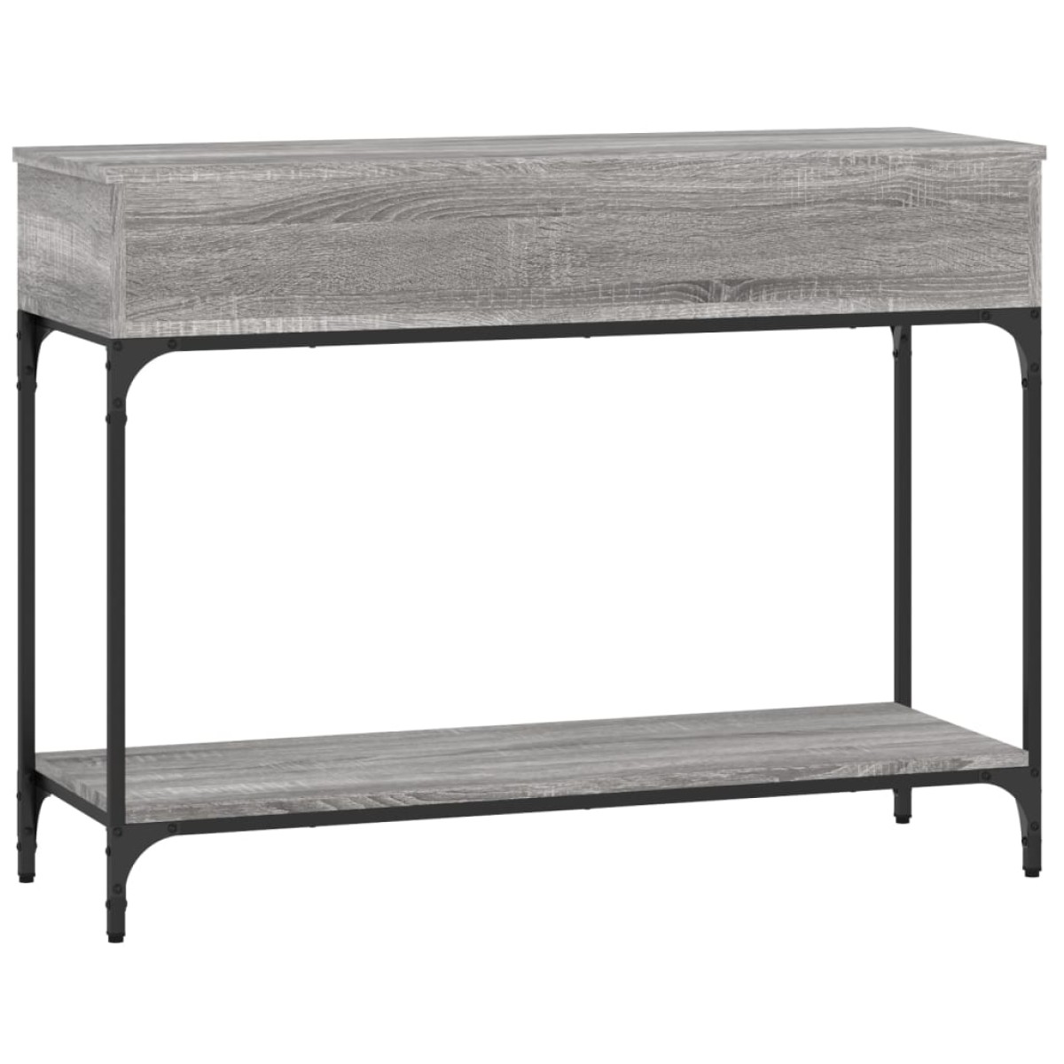 vidaXL Τραπέζι Κονσόλα Γκρι Sonoma 100x34,5x75 εκ. Επεξεργασμένο Ξύλο