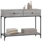 vidaXL Τραπέζι Κονσόλα Γκρι Sonoma 100x34,5x75 εκ. Επεξεργασμένο Ξύλο