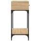 vidaXL Τραπέζι Κονσόλα Sonoma Δρυς 75x34,5x75 εκ. Επεξεργασμένο Ξύλο