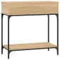 vidaXL Τραπέζι Κονσόλα Sonoma Δρυς 75x34,5x75 εκ. Επεξεργασμένο Ξύλο