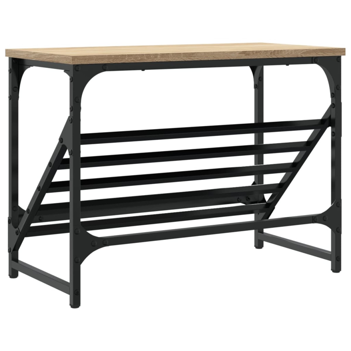 vidaXL Παπουτσοθήκη Sonoma Δρυς 60x30x45 εκ. Επεξεργασμένο Ξύλο