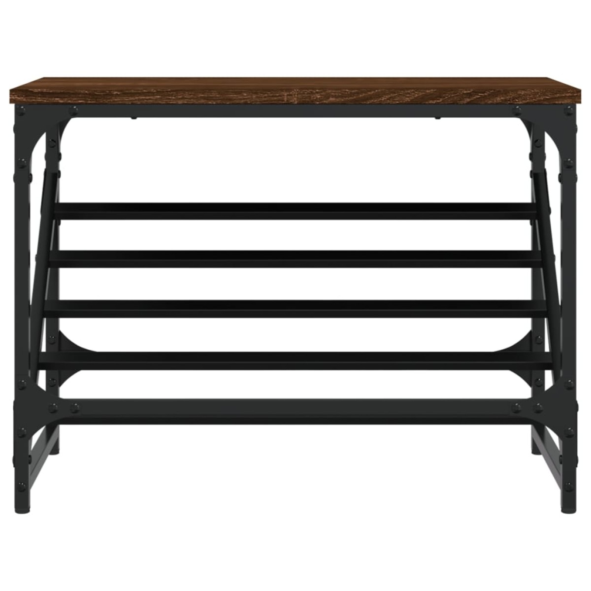 vidaXL Παπουτσοθήκη Καφέ Δρυς 60x30x45 εκ. Επεξεργασμένο Ξύλο