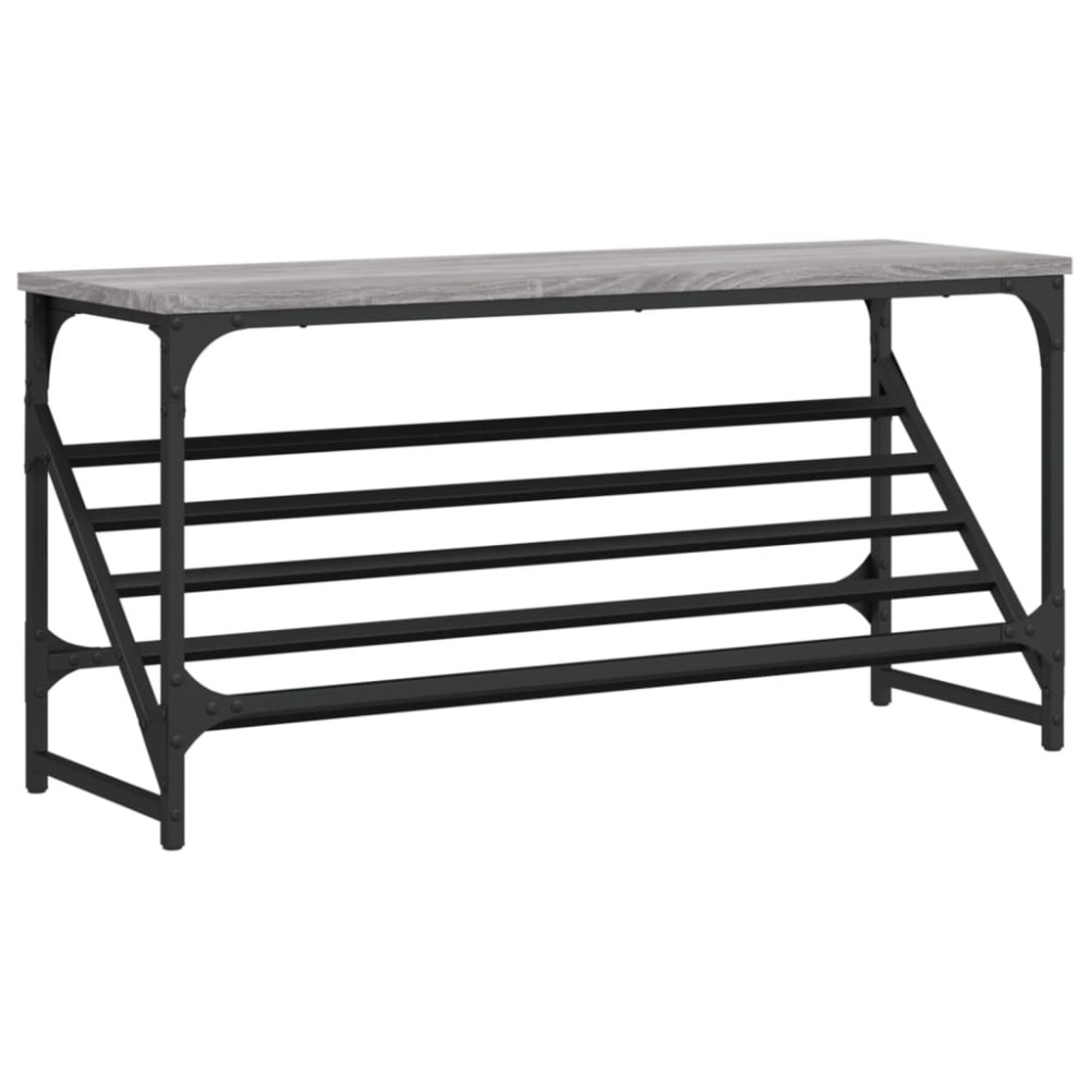 vidaXL Παπουτσοθήκη Γκρι Sonoma 90x30x45 εκ. από Επεξεργασμένο Ξύλο