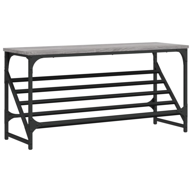vidaXL Παπουτσοθήκη Γκρι Sonoma 90x30x45 εκ. από Επεξεργασμένο Ξύλο