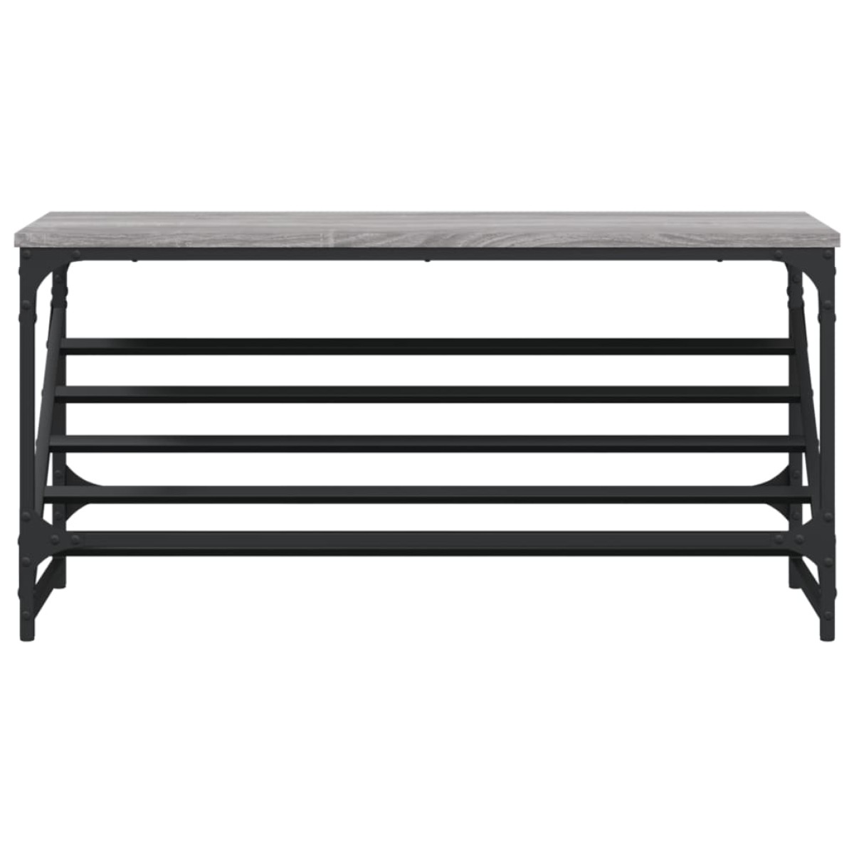 vidaXL Παπουτσοθήκη Γκρι Sonoma 90x30x45 εκ. από Επεξεργασμένο Ξύλο