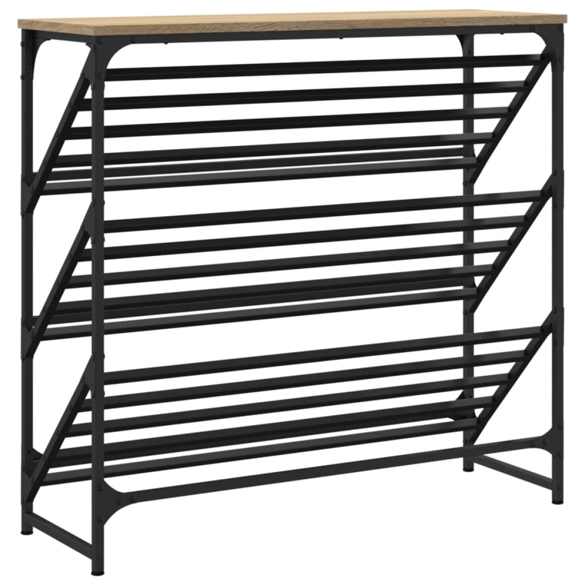 vidaXL Παπουτσοθήκη Sonoma Δρυς 90x30x85 εκ. Επεξεργασμένο Ξύλο