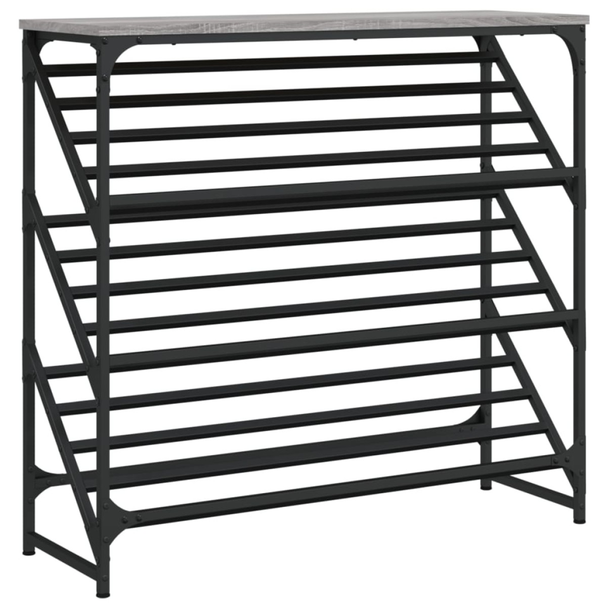 vidaXL Παπουτσοθήκη Γκρι Sonoma 90x30x85 εκ. από Επεξεργασμένο Ξύλο