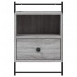 vidaXL Κομοδίνο Επιτοίχιο Γκρι Sonoma 40x30x61 εκ. από Επεξεργ. Ξύλο