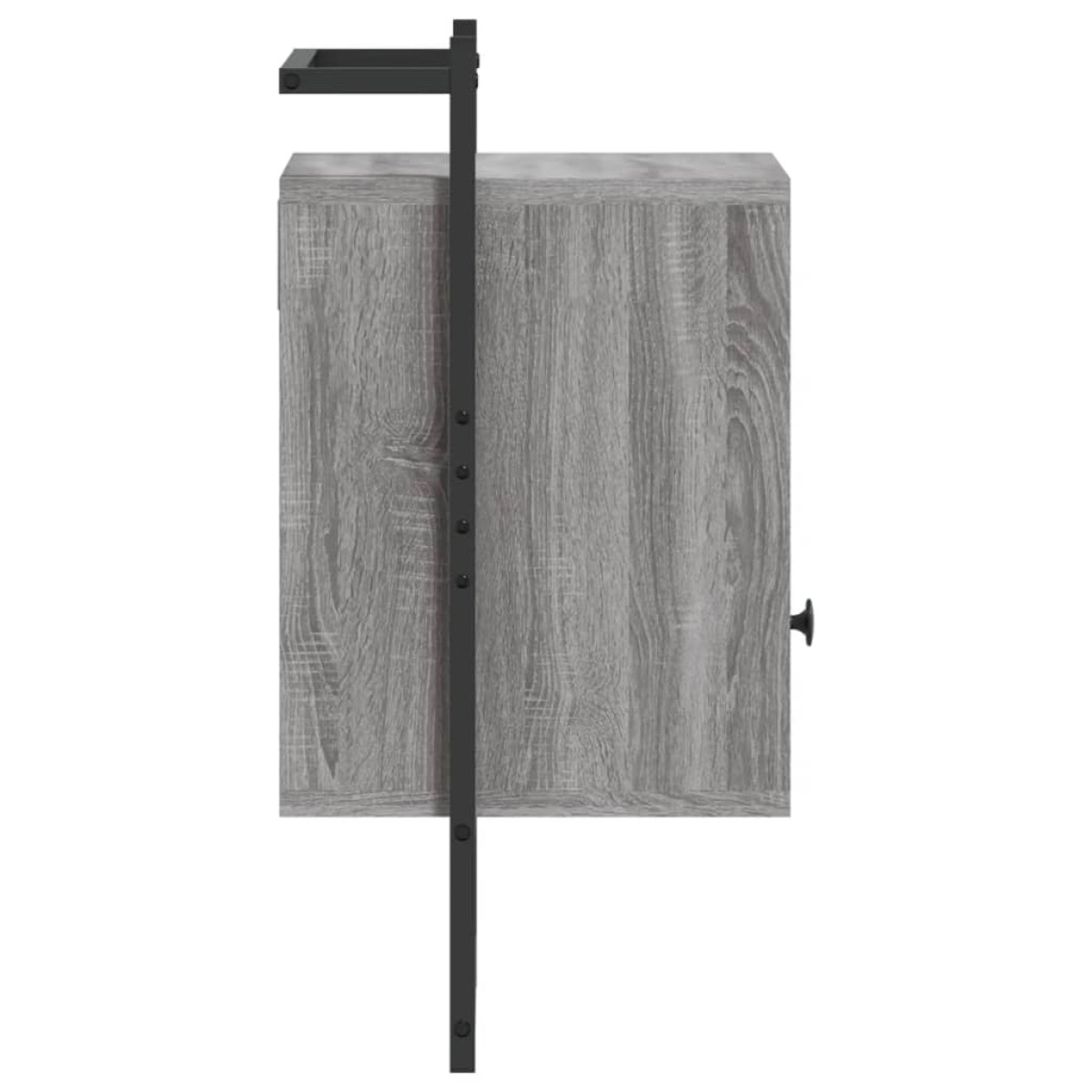 vidaXL Κομοδίνο Επιτοίχιο Γκρι Sonoma 40x30x61 εκ. από Επεξεργ. Ξύλο