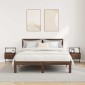 vidaXL Κομοδίνα Επιτοίχια 2 τεμ. Καφέ Δρυς 35x30x51 εκ. Επεξ. Ξύλο
