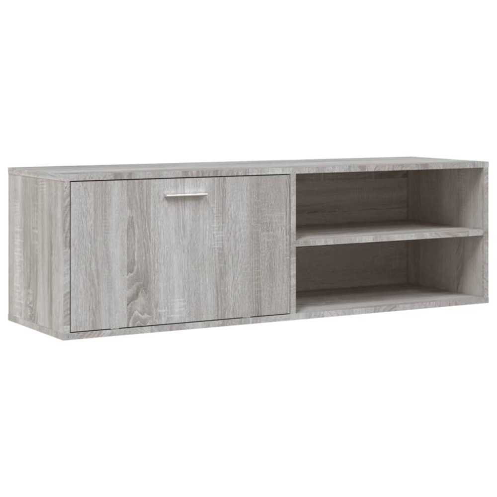 vidaXL Έπιπλο Τηλεόρασης Γκρι Sonoma 120 x 34 x 37 εκ. από Επεξ. Ξύλο