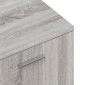 vidaXL Έπιπλο Τηλεόρασης Γκρι Sonoma 120 x 34 x 37 εκ. από Επεξ. Ξύλο