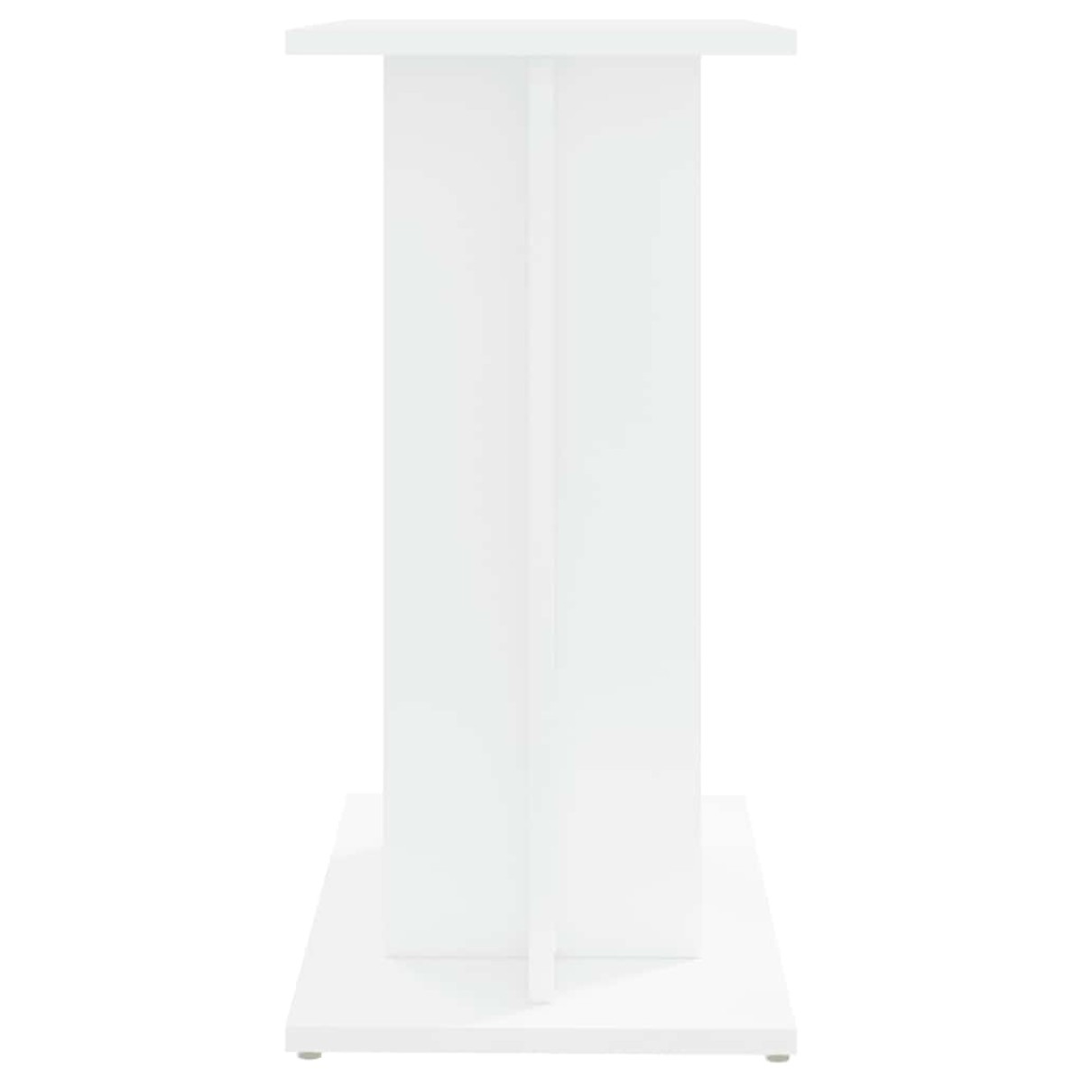 vidaXL Βάση Ενυδρείου Λευκή 60 x 30 x 60 εκ. από Επεξεργασμένο Ξύλο