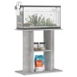 vidaXL Βάση Ενυδρείου Γκρι Σκυροδ. 60x30x60 εκ. από Επεξεργασμένο Ξύλο
