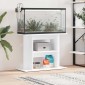 vidaXL Βάση Ενυδρείου Λευκή 80 x 35 x 60 εκ. από Επεξεργασμένο Ξύλο