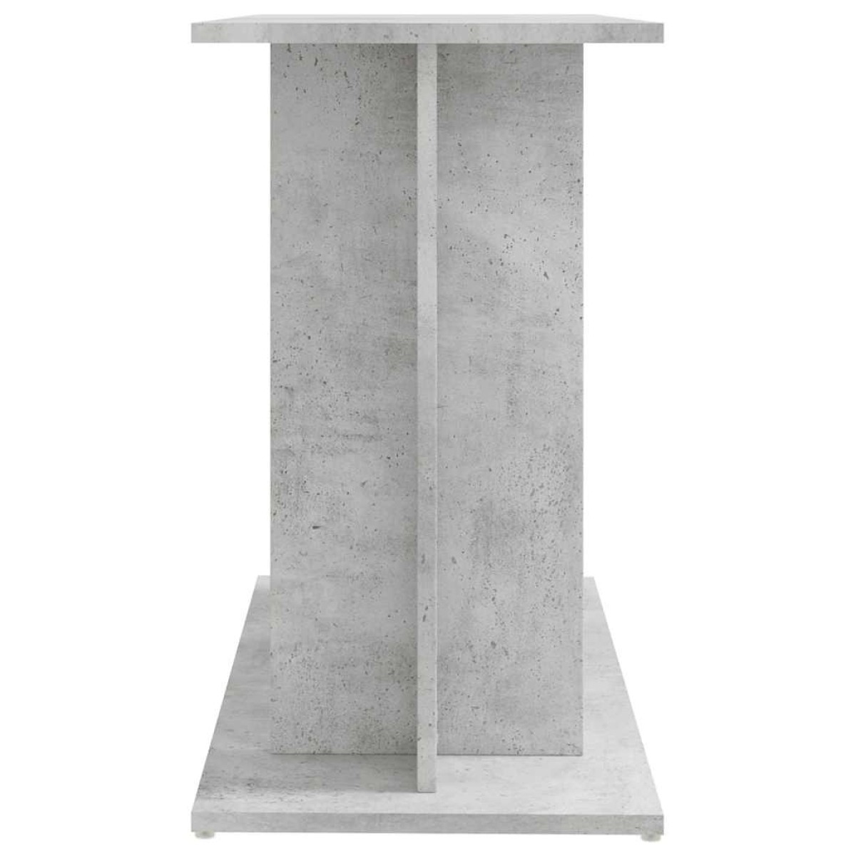 vidaXL Βάση Ενυδρείου Γκρι Σκυροδ. 80x35x60 εκ. από Επεξεργασμένο Ξύλο