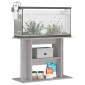 vidaXL Βάση Ενυδρείου Γκρι Sonoma 80x35x60 εκ. από Επεξεργασμένο Ξύλο
