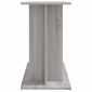 vidaXL Βάση Ενυδρείου Γκρι Sonoma 80x35x60 εκ. από Επεξεργασμένο Ξύλο