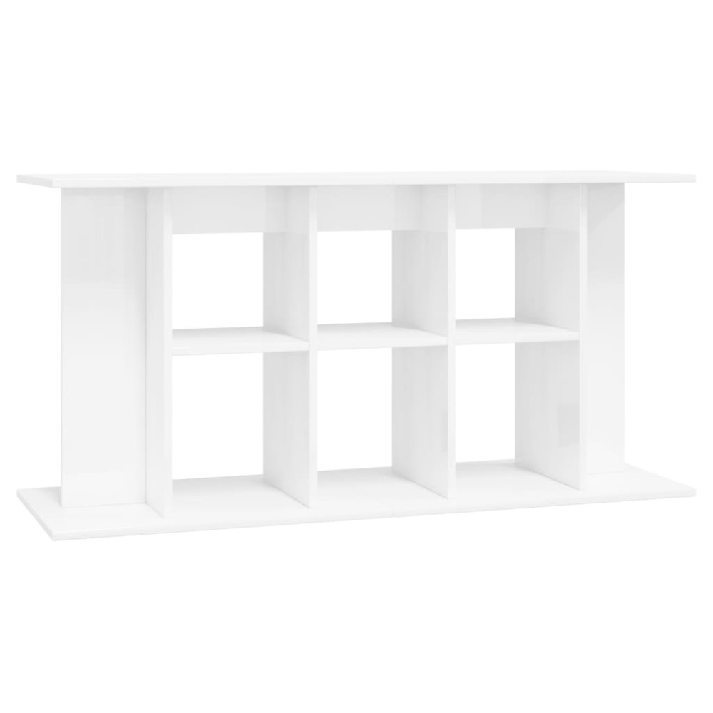 vidaXL Βάση Ενυδρείου Γυαλ. Λευκό 120x40x60 εκ. από Επεξεργασμένο Ξύλο
