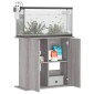 vidaXL Βάση Ενυδρείου Γκρι Sonoma 81x36x73 εκ. από Επεξεργασμένο Ξύλο