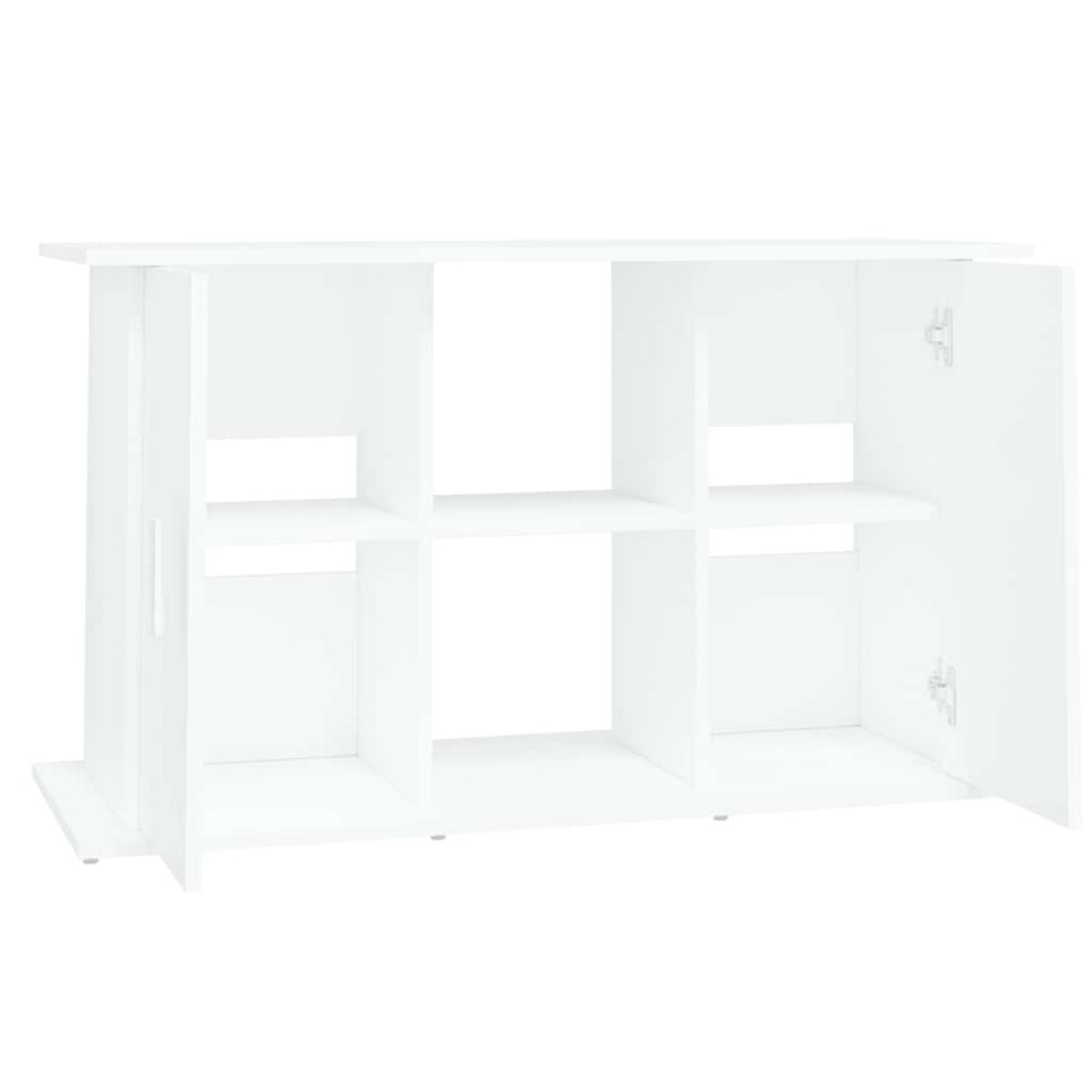 vidaXL Βάση Ενυδρείου Λευκή 101 x 41 x 58 εκ. από Επεξεργασμένο Ξύλο